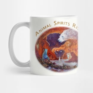 Animal Spirits Rising, White Bear, Cave Bear Mug